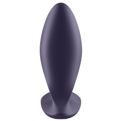Satisfyer Plug vibrant connecté Power Plug 7.5 x 2.5cm Violet